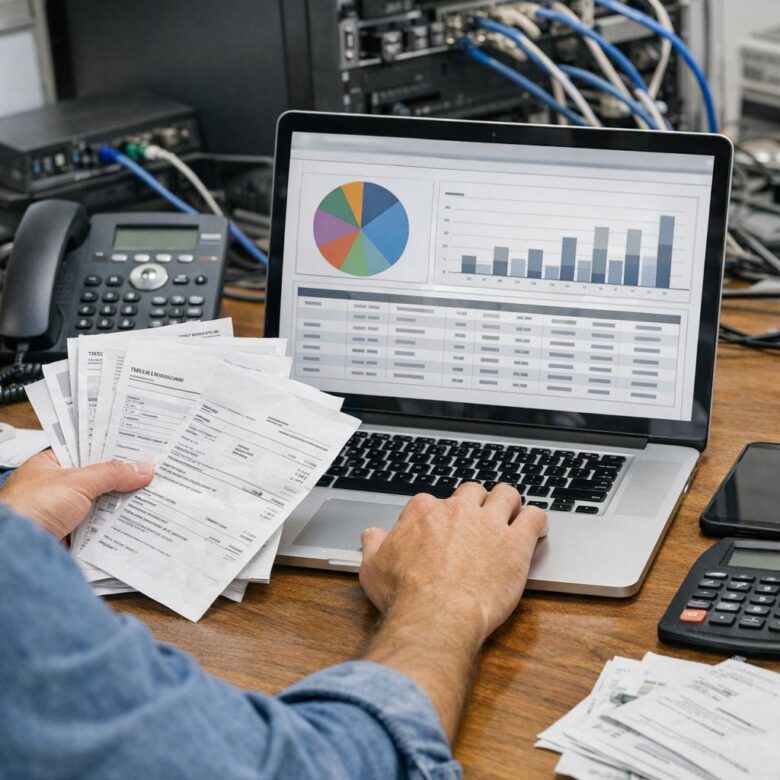 Consolidating Multi-Vendor Telecom Bills Using Automated Management Software
